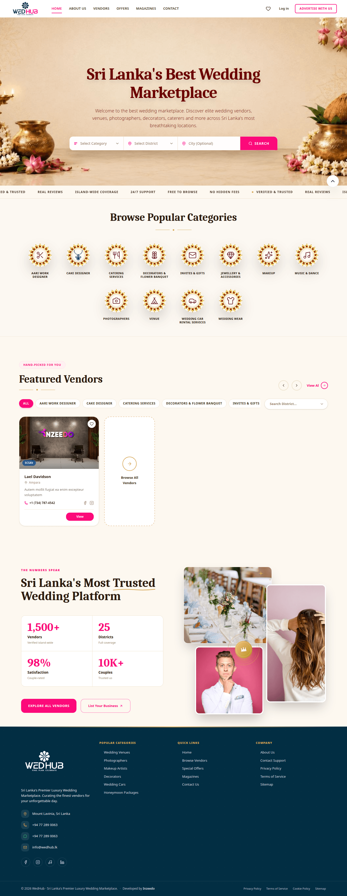 Wedhub Full Page